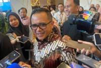 Menteri Pendayagunaan Aparatur Negara dan Reformasi Birokrasi (MenPANRB) Abdullah Azwar Anas saat ditemui usai Rapat Koordinasi Tim Nasional OECD dan peluncuran Portal Aksesi OECD di gedung Kemenko Perekonomian, Jakarta Pusat, Kamis (3/10/2024) lalu. (TEMPO/Nabiila Azzahra A)
