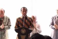 Tangkapan layar - Presiden Joko Widodo saat berpidato dalam agenda peresmian Rumah Sakit Mayapada Nusantara, Ibu Kota Nusantara (IKN), Kalimantan Timur, Jumat (11/10/2024). (ANTARA/Andi Firdaus)