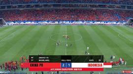 Timnas Indonesia kalah 1-2 dari Timnas China di Kualifikasi Piala Dunia 2026. (Foto: Screenshot @Youtube AFC Asian Cup)