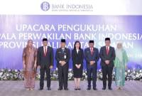 H. Supian hadiri upacara pengukuhan Kepala Perwakilan Bank Indonesia (BI) Provinsi Kalsel bertempat di Aula Pangeran Antasari Lantai 6 Kantor Perwakilan BI, Selasa (2/10/24). (SuarIndonesia/Ist)