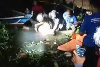 Ditemukan jasad  David Firmansyah, remaja berusia 18 tahuni, yang tenggelam di Sungai Martapura, saat berada di Jalan Panglima Batur RT. 8 RW 1 Banjarmasin Utara, Jum'at (4/10/2024) malam. (SuarIndonesia/DO)