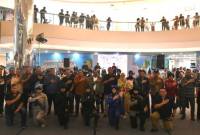 Srikandi Bhayangkara Fest 2024  berlangsung di Atrium Duta Mall Banjarmasin, pada Sabtu (5/10/2024) malam. (SuarIndonesia/Ist)