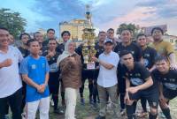 Tim PDAM Balangan raih juara pada turnamen sepak bola Bupati Cup 2024 -(Foto:Mc.Balangan)
