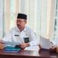 Kepala Kantor Kementerian Agama Kabupaten Balangan, Drs. H. Saribuddin, M.Pd.I menyampaikan informasi terkait kedatangan jamaah haji Balangan pada Rapat Persiapan Penjemputan Jamaah Haji Kabupaten Balangan 1445 H di Ruang Rapat Setda Balangan.
