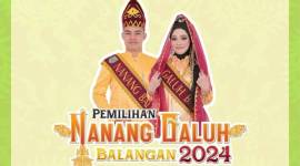 Poster Pemilihan Nanang dan Galuh Kabupaten Balangan 2024.(Foto:Mc.Balangan)