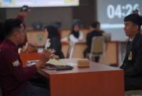 Tes wawancara peserta Pemilihan Nanang Galuh Balangan 2024.(Foto:mc.Balangan)