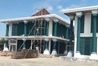 Gedung Dekranasda Balangan sudah memasuki tahap Finishing.(Foto :Mc.Balangan)