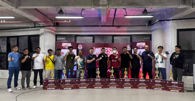 Yayasan Amnesia dari Banua untuk Indonesia sukses melaksanakan Amnesia Esports Tournament 2024 di Gedung Batas Kota. (SuarIndonesia/Ist)