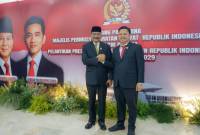 Ketua DPRD Kalsel, Supian HK (kiri) dan Sekretaris Daerah Kalsel Ir. Roy Rizali Anwar