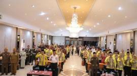Sosialisasi “Semangat Nilai-nilai Kejuangan 45 Melalui Kekuatan Rakyat Banua”, Senin (28/10/2024) di Banjarmasin. (SuarIndonesia/Adv)