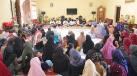 Dukungan untuk memenangkan calon Bupati dan Wakil Bupati Kotabaru H Rusli-Syairi Mukhlis terus mengalir dari Desa Sarang Tiung, Kecamatan Pulau Laut Sigam. (SuarIndonesia/Ist)