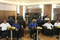Rapat Koordinasi Pengendalian Inflasi Daerah secara virtual di Command Center Kalsel, Banjarbaru pada Senin (28/10/24) (SuarIndonesia/Adv)