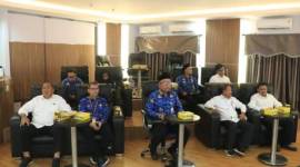Rapat Koordinasi Pengendalian Inflasi Daerah secara virtual di Command Center Kalsel, Banjarbaru pada Senin (28/10/24) (SuarIndonesia/Adv)