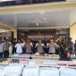 Kosmetik ilegal diungkap jajaran Polres Hulu Sungai Utara (HSU) dan kasusnya digelar Selasa (29/10/2024) (SuarIndonesia/ZS)