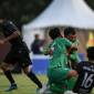 Pesepak bola Kalsel Firman Pedi (kiri) Wahyudin (kedua kiri), Muhammad Yoga Septiawan (kedua kanan), dan Ahmad Yanuari (kanan) berselebrasi usai timnya mengalahkan Jawa Tengah pada final sepak bola CP Peparnas XVII Solo 2024 di Stadion UNS, Solo, Jawa Tengah, Sabtu (12/10/2024) (SuarIndonesia/ANTARA FOTO/Mohammad Ayudha/tom