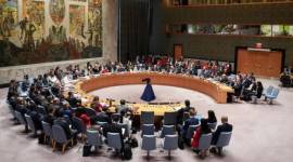 Dewan Keamanan PBB menggelar pertemuan usai Israel menggempur Lebanon dan Iran menyerang Tel Aviv (REUTERS/Stephani Spindel Purchase Licensing Rights)
