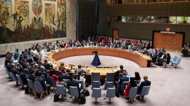 Dewan Keamanan PBB menggelar pertemuan usai Israel menggempur Lebanon dan Iran menyerang Tel Aviv (REUTERS/Stephani Spindel Purchase Licensing Rights)
