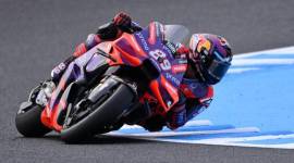 Jorge Martin raih pole position MotoGP Australia 2024. (AFP/TOSHIFUMI KITAMURA)