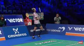 

Selebrasi kemenangan Putri Kusuma Wardani setelah berhasil meraih tiket ke semifinal Denmark Open 2024. (Screenshot: @BWF TV)