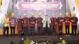 Peserta Rakerwil Apeksi Kalimantan di Singkawang, Kalbar. (ANTARA/Prokopimda PTK)