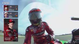 Enea Bastianini menang Sprint Race MotoGP Thailand 2024. (Screenshot: @MotoGP.Live)