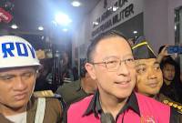 Kejaksaan Agung menetapkan mantan Menteri Perdagangan Thomas Trikasih Lembong sebagai tersangka dalam kasus korupsi penyalahgunaan wewenang impor gula. (CNNIndonesia/Taufiq Hidayatullah)