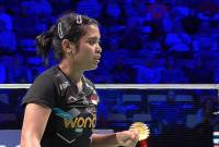 
Gregoria Mariska Tunjung melaju ke semifinal Denmark Open 2024. (Screenshot: @BWF TV)