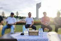 Gubernur Kalteng Sugianto Sabran (tengah). (ANTARA/Muhammad Arif Hidayat)