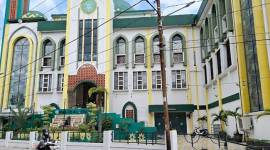 Masjid Al-Jihad Banjarmasin yang menjadi percontohan Nasional 2024 ditetapkan Lembaga Pengembangan Cabang Ranting dan Pembinaan Masjid (LPCR-PM) Pimpinan Pusat Muhammadiyah, Jumat (8/11/2024). (ANTARA/Sukarli)