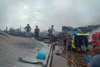 Lokasi Golden 10 House di Jalan Belitung Darat, Kelurahan Kuin Cerucuk, Kecamatan Banjarmasin Barat. yamng terbakar, pada Sabtu (2/11/2024) malam sekitar pukul 22.15 WITA. (SuarIndonesia/Ist)