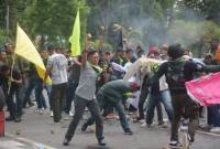 emua melibatkan ribuan personel gabungan, ini dalam simulasi penanganan konflik sosial pasca pilkada serentak di Lapangan Murjani, Jum’at (8/11/2024) (SuarIndonesia.Ist)