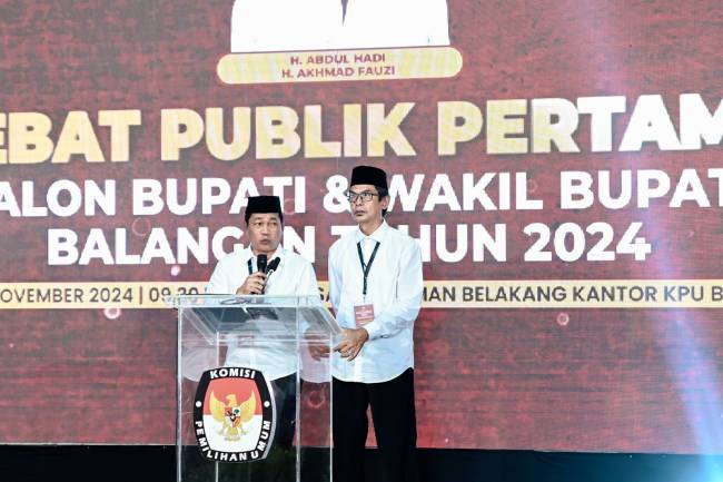 Paslon Abdul Hadi dan Akhmad Fauz