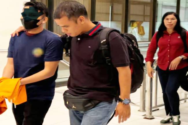  AM, yang merupakan pengendali jaringan Narkotika Aceh diringkus anggota Dit Resnarkoba Polda Kalsel. (SuarIndonesia/Ist)