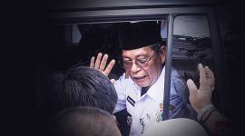 Gubernur Kalimantan Selatan H Sahbirin Noor atau Paman Birin kembali mangkir dari pemeriksaan KPK. (CNN Indonesia/Risanta)