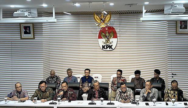 Pelaksana Tugas (Plt) Direktur Koordinasi dan Supervisi (Korsup) Komisi Pemberantasan Korupsi (KPK) Imam meminta pimpinan periode 2024-2029 agresif dalam menangani kasus korupsi. (CNN Indonesia/Ryan Hadi Suhendra)