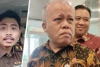 
Kepala Pusat Penerangan Hukum Kejagung Harli Siregar (kanan) mengusulkan pemecatan terhadap Jaksa Fungsional Kejari Tapanuli Selatan, Jovi Andrea (inzet: foto kiri), yang jadi terdakwa kasus pencemaran nama baik. (Foto: Istimewa)