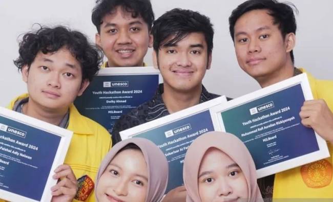 Tim MILBoard dari Universitas Indonesia (UI). (SuarIndonesia. ANTARA/Humas UI/pri