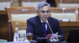 Komjen Pol Setyo Budiyanto, terpilih menjadi ketua KPK periode 2024-2029. (ANTARA FOTO/Dhemas Reviyanto)
