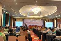 Pembukaan Workshop Digitalisasi Pengelolaan Keuangan BUMDes untuk Kepala Desa, Sekretaris BUMDes, dan Bendahara BUMDes.- Foto:Mc.Balangan