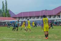 PS Barito Putera vs Balangan All-Stars.