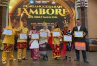 Tujuh guru di Balangan yang berhasil mendapatkan penganugerahan Jambore GTK 2024.-Foto:mc.Balangan