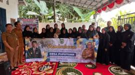 Kegiatan pembukaan pelatihan tata boga di Desa Pupuyuan oleh UPT BLK Kabupaten Balangan.