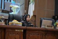 Ketua DPRD Balangan, Lindawati saat memimpin rapat paripurna. - (SuarIndonesia/Mc.Balangan)