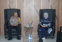 Komisi Penyiaran Indonesia (KPI) Pusat bersama Komisi Penyiaran Indonesia Daerah (KPID) Kalimantan Selatan (Kalsel) koordinasi dengan Kapolda,  Irjen Pol Rosyanto Yudha Hermawan, Kamis (5/12/2024) SuarIndonesia/Ist)