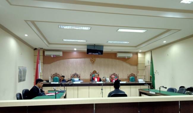 proses persidangan di Pengadilan Tindak Pidana Korupsi Banjarmasin, Selasa (10/12/2024). (SuarIndonesia/HD)