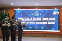 Rakerda (Rapat Kerja Daerah) 2024 di wilayah Kejaksaan Tinggi Kalimantan Selatan (Kejati Kalsel, Rabu (11/12/ 2024) (SuarIndonesia/Ist)