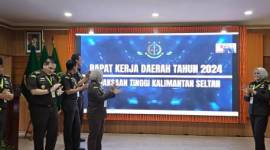 Rakerda (Rapat Kerja Daerah) 2024 di wilayah Kejaksaan Tinggi Kalimantan Selatan (Kejati Kalsel, Rabu (11/12/ 2024) (SuarIndonesia/Ist)