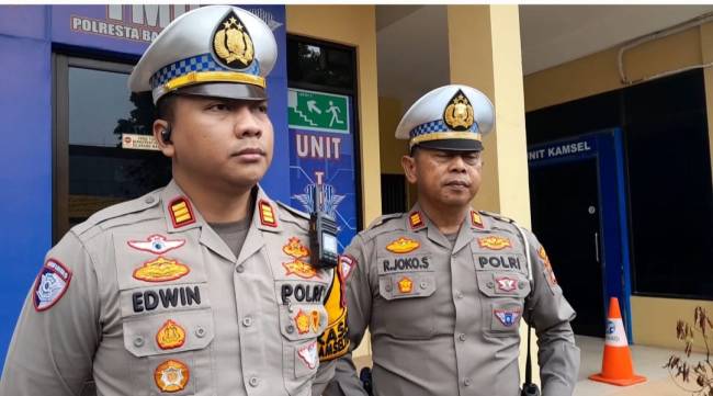 Kasat Lantas Polresta Banjarmasin, AKP Edwin Widya Dirotsaha Putra,