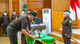 Satuan Tugas Pengamanan, Pendampingan dan Penegakan Hukum (Satgas P3H) Program Pengembangan Kawasan Pertanian Tanaman Pangan Kementrian Pertanian RI di Provinsi Kalimantan Selatan (Kalsel) dilantik, Selasa (24/12/2024). (SuarIndonesia/Ist)