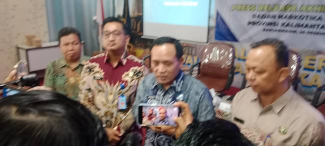 Kepala BNNP Kalsel, Brigjen Pol Wisnu Andayana, (SuarIndonesia/DO)